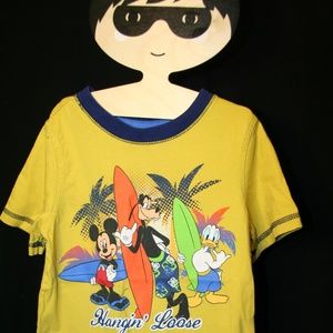Disney Mickey Goofy Surf Hangin' Loose t-shirt